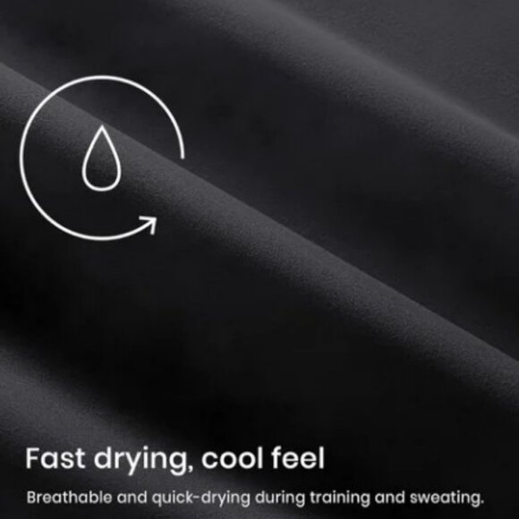 CRZ Yoga black 6 inches - high waist biker shorts size 10 NWT - Picture 8 of 8